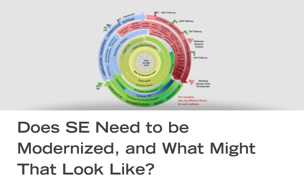 The Systems Engineering (SE) Modernization Lifecycle is still a work in progress, and the team will continue to iterate based on further research and engagement with the defense acquisition and SE communities.