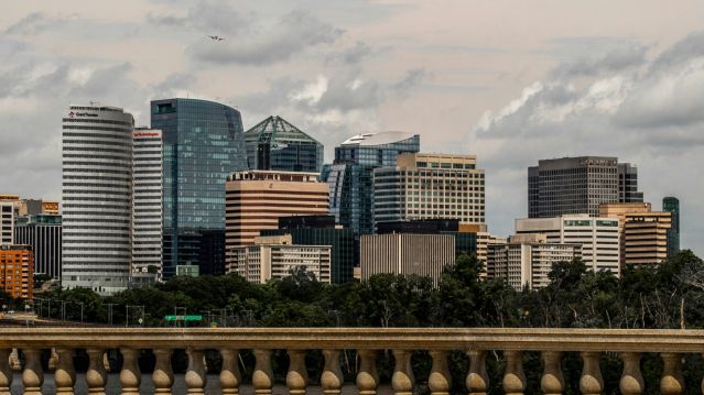 Skyline of buildings in Arlington, Virginia