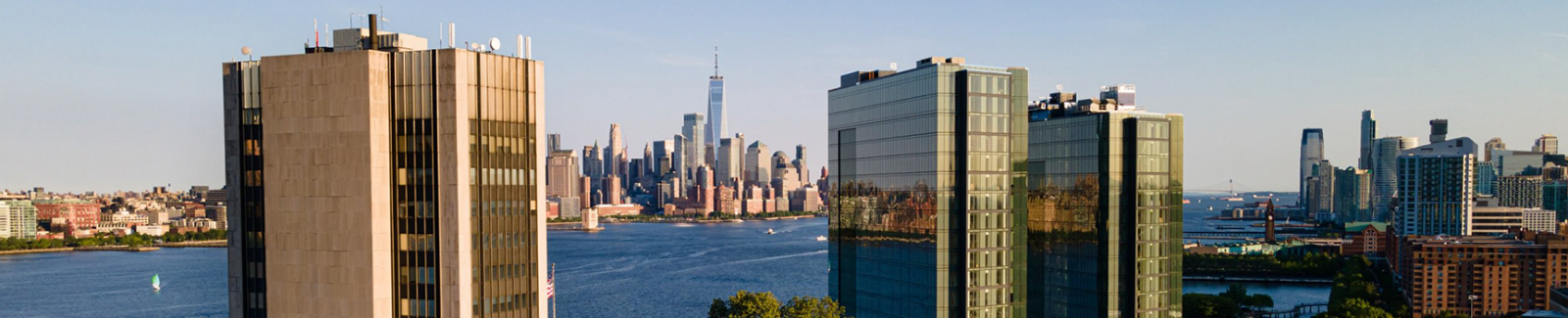Skyscrapers with New York City skyline