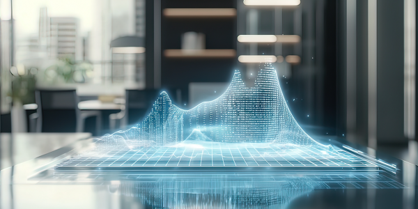 Digital holograph projection of a graph